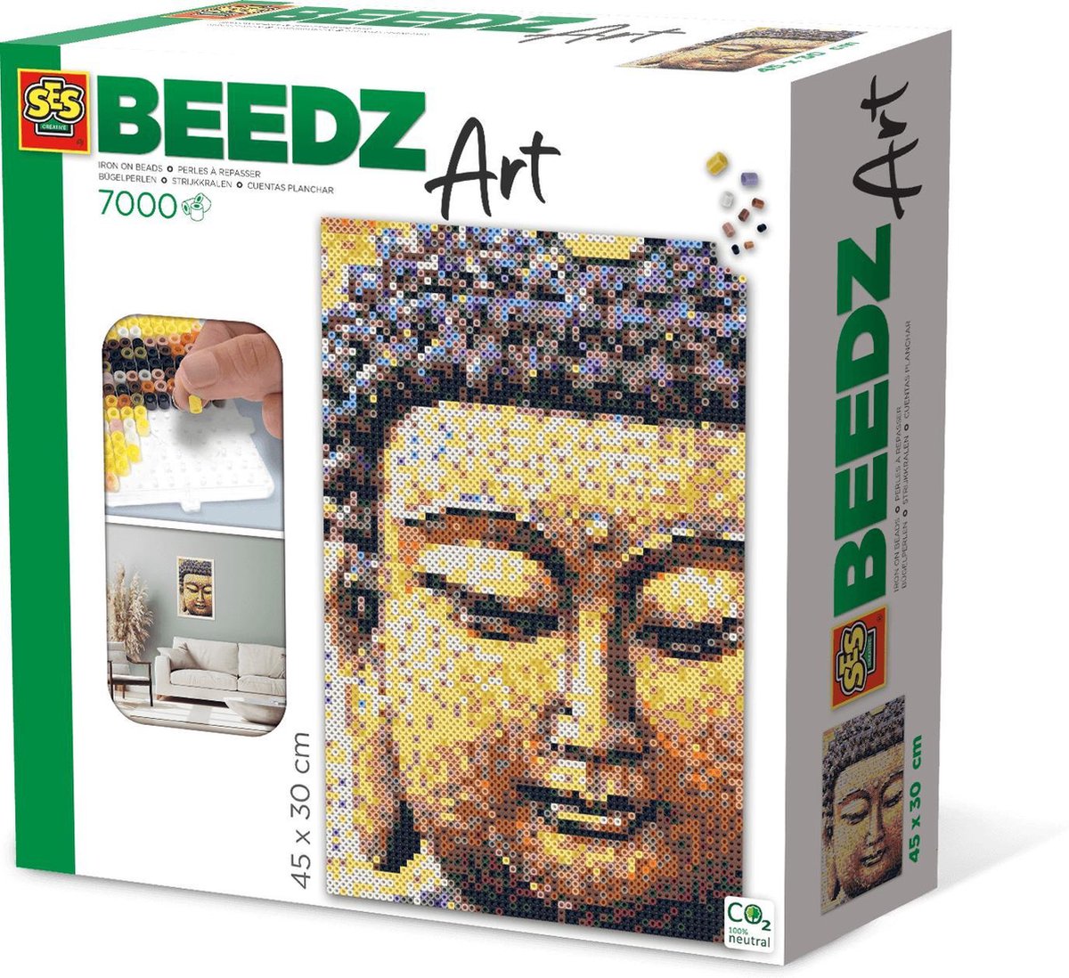 BEEDZ Art - Boeddha | 7000 strijkkralen
